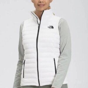 The North Face Women's White Puffer Vest